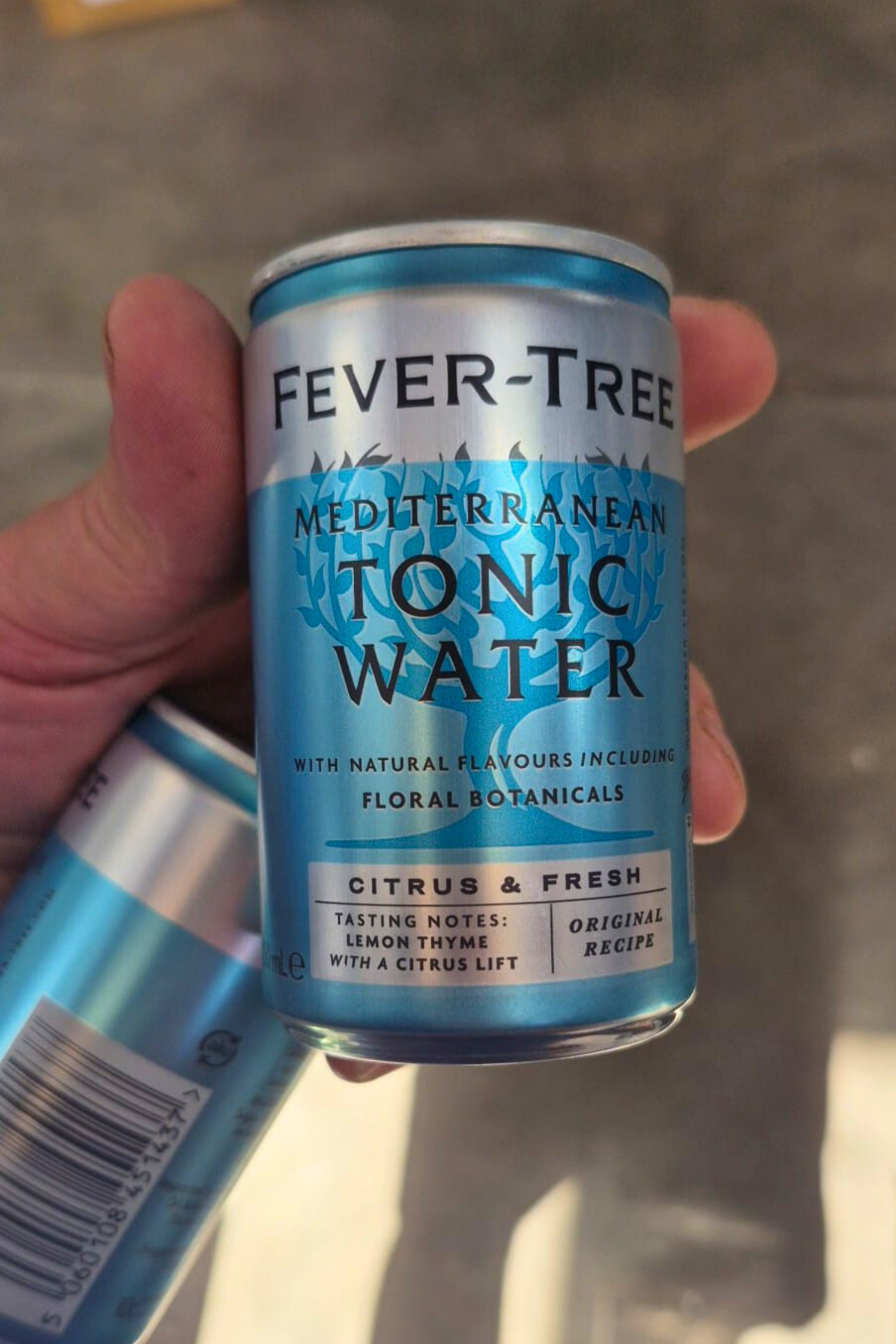 Fever Tree Mediterranean Tonic Cans (4)