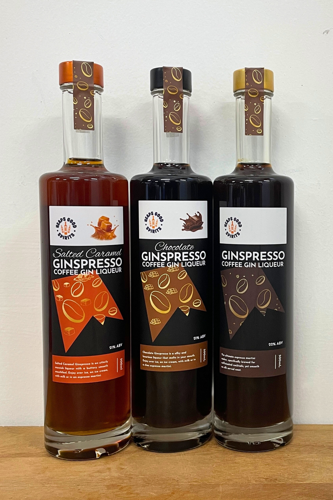 All 3 Ginspresso Flavours