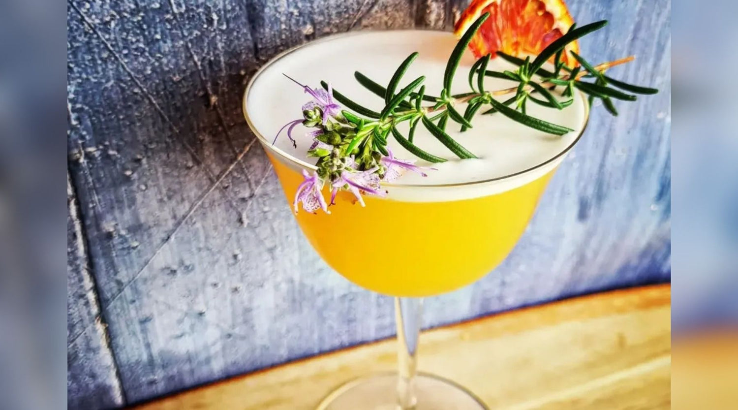 Blood Orange & Rosemary Sour