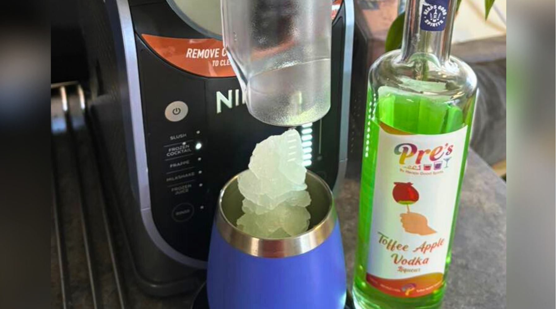 Boozy Toffee Apple Slushie