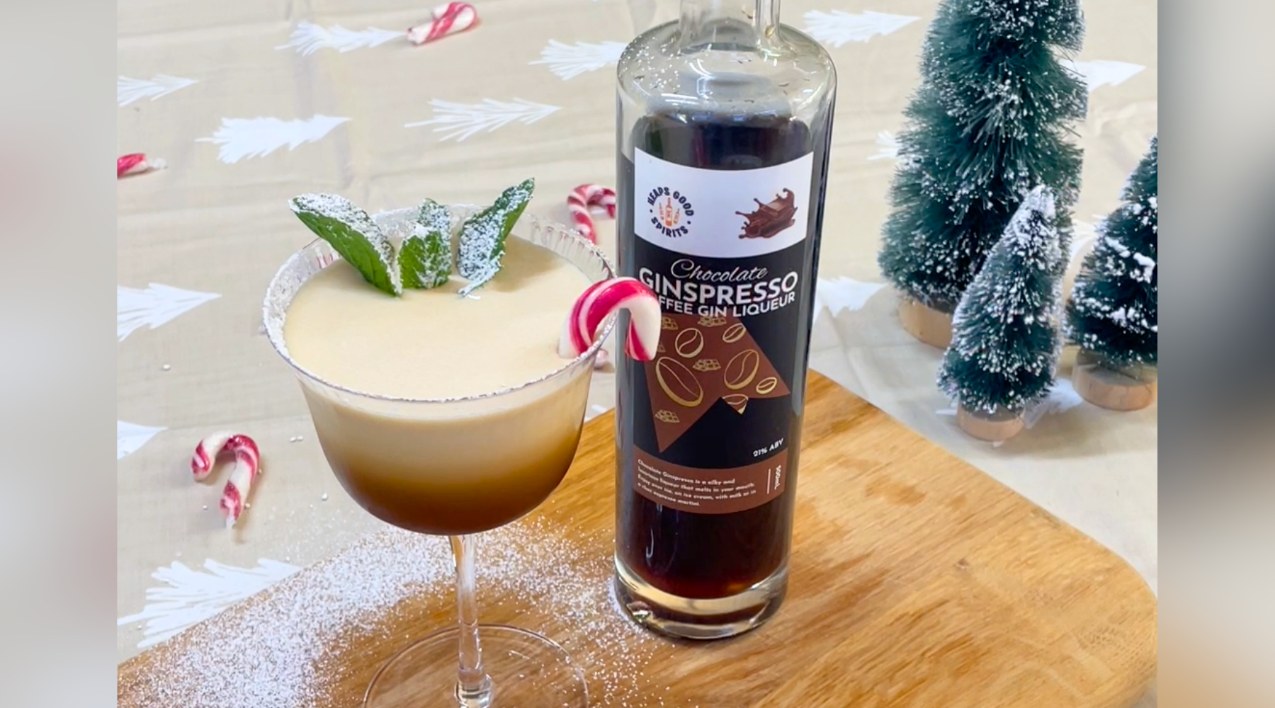 Peppermint Mocha Espresso Martini