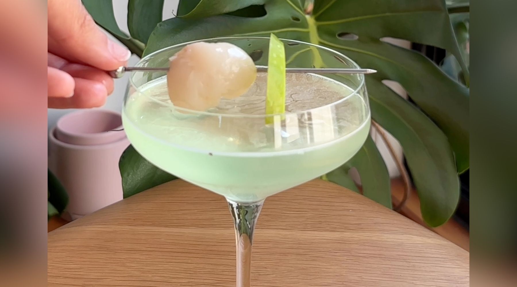 Lychee Toffee Apple Martini