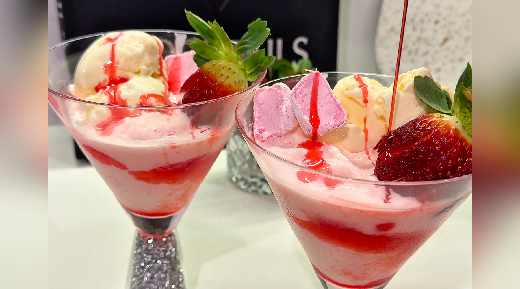 Boozy Strawberry Milkshake