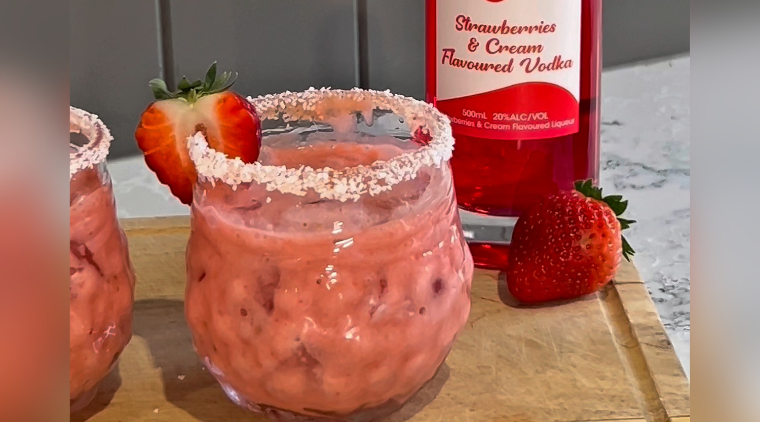 Strawberries & Cream Margarita