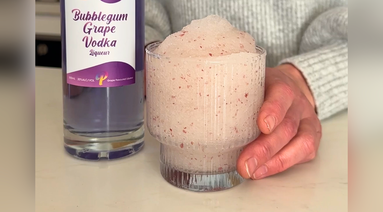 Bubblegum Grape Frozen Daiquiri