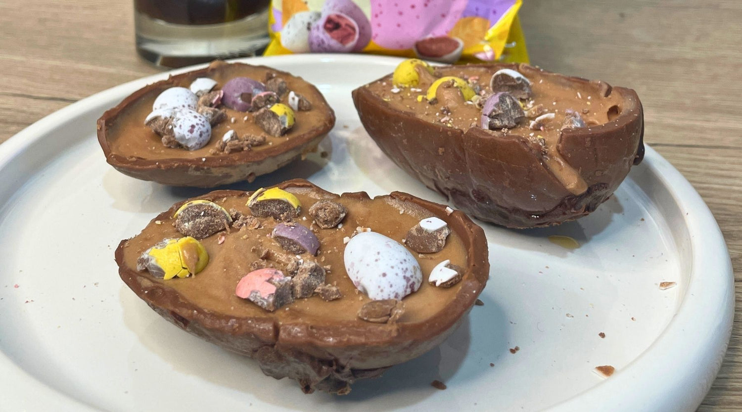 Salted Caramel Easter Egg Boats