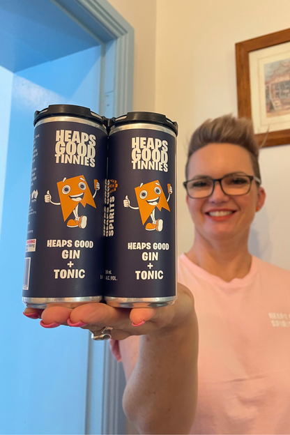 Heaps Good Gin &amp; Tonic Premix Cans (24 Pack)