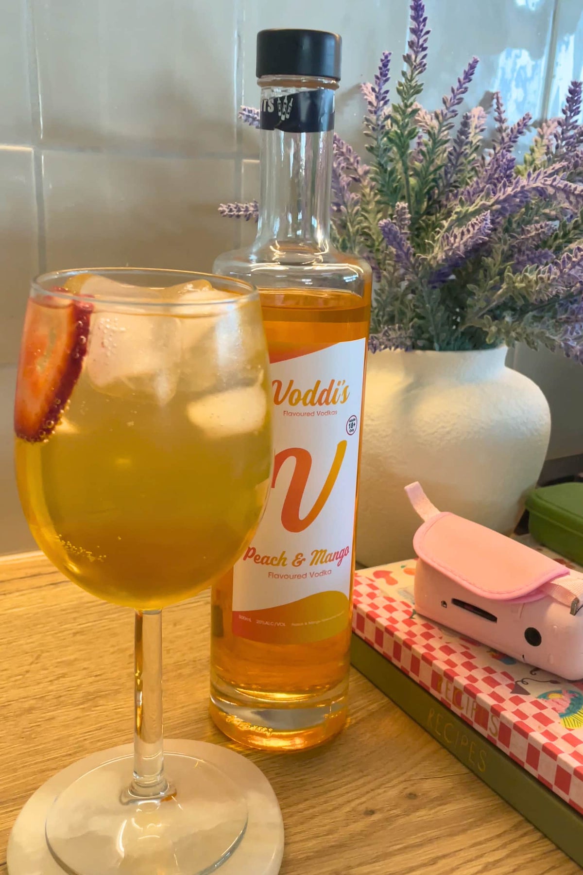 A bottle of Voddi&
